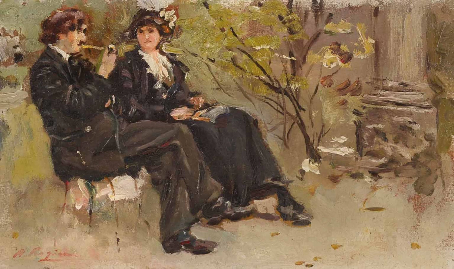 Conversazione galante al parco